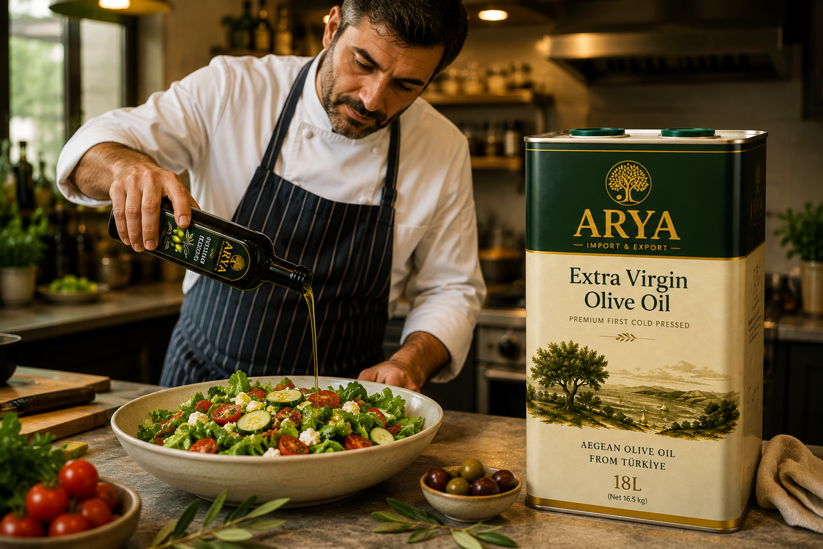 ARYA Extra Virgin Olive Oil – 18L Foodservice Tin