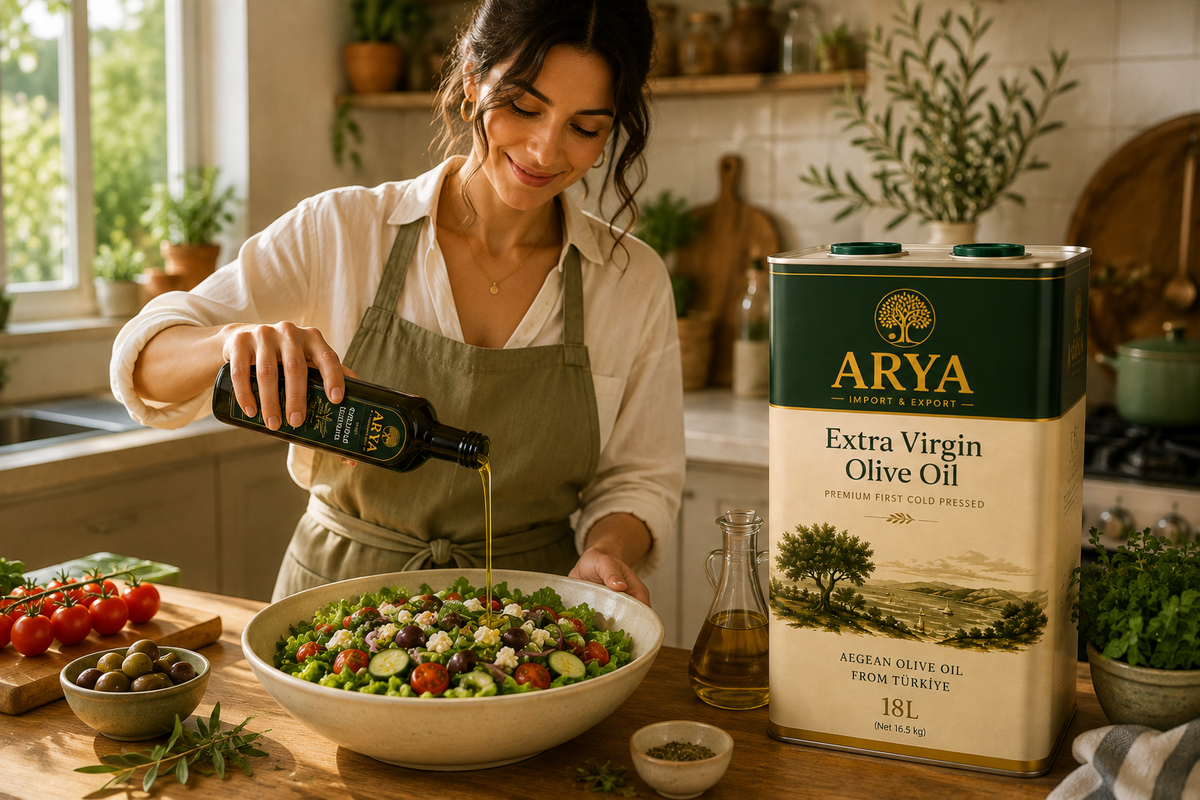 ARYA Extra Virgin Olive Oil – 18L Foodservice Tin