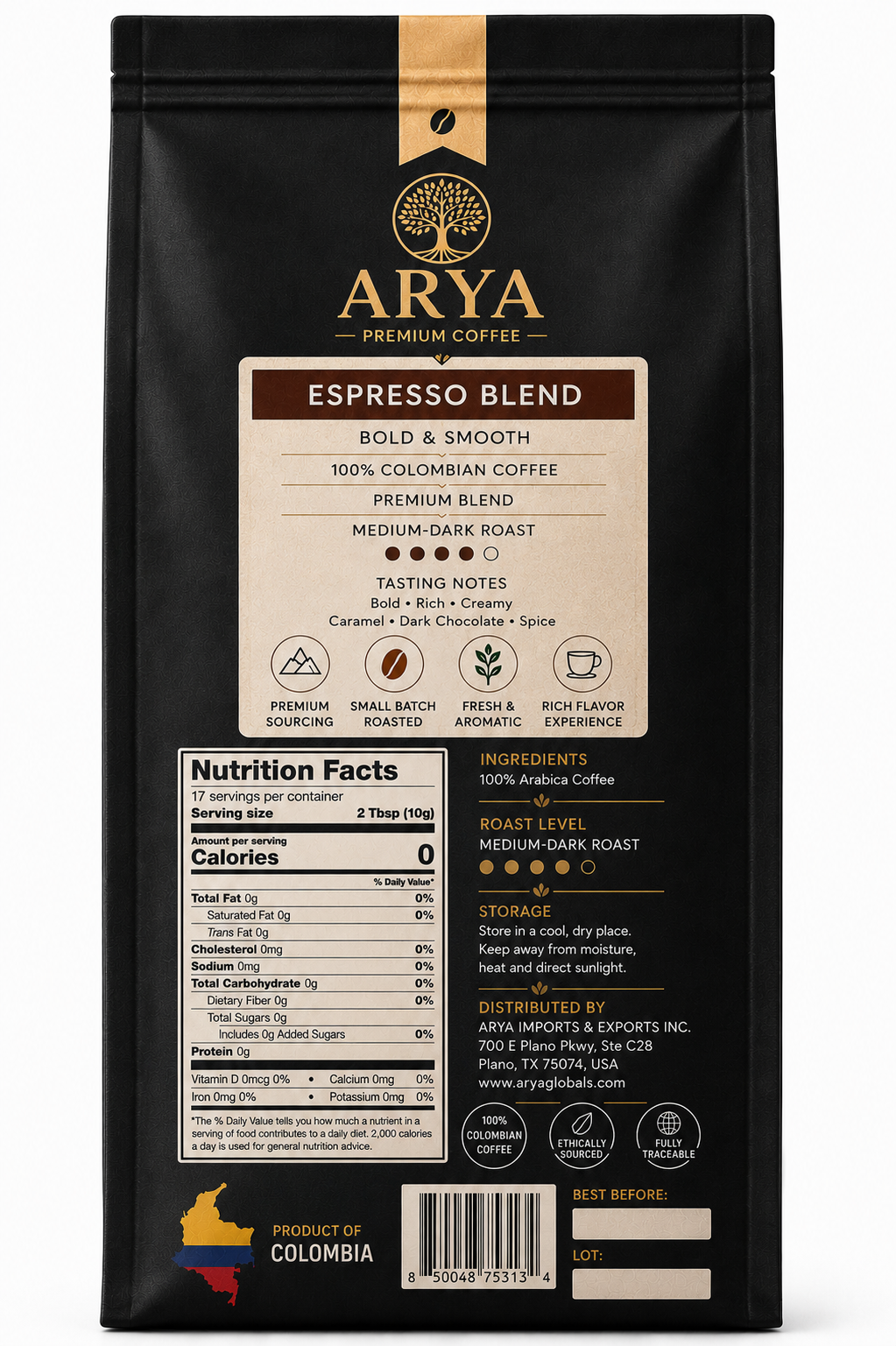 ARYA Colombian Espresso Blend